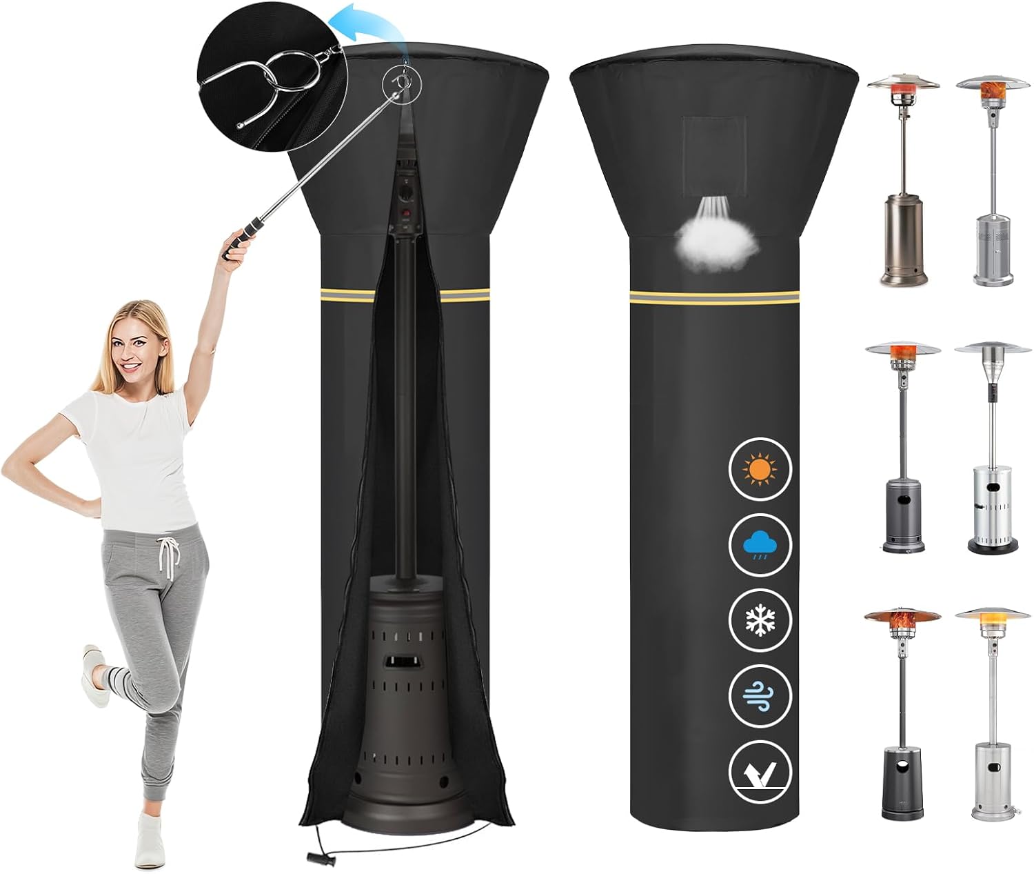 Best Patio Heater Cover: CONFUTURY 900D Waterproof Outdoor Protection Review