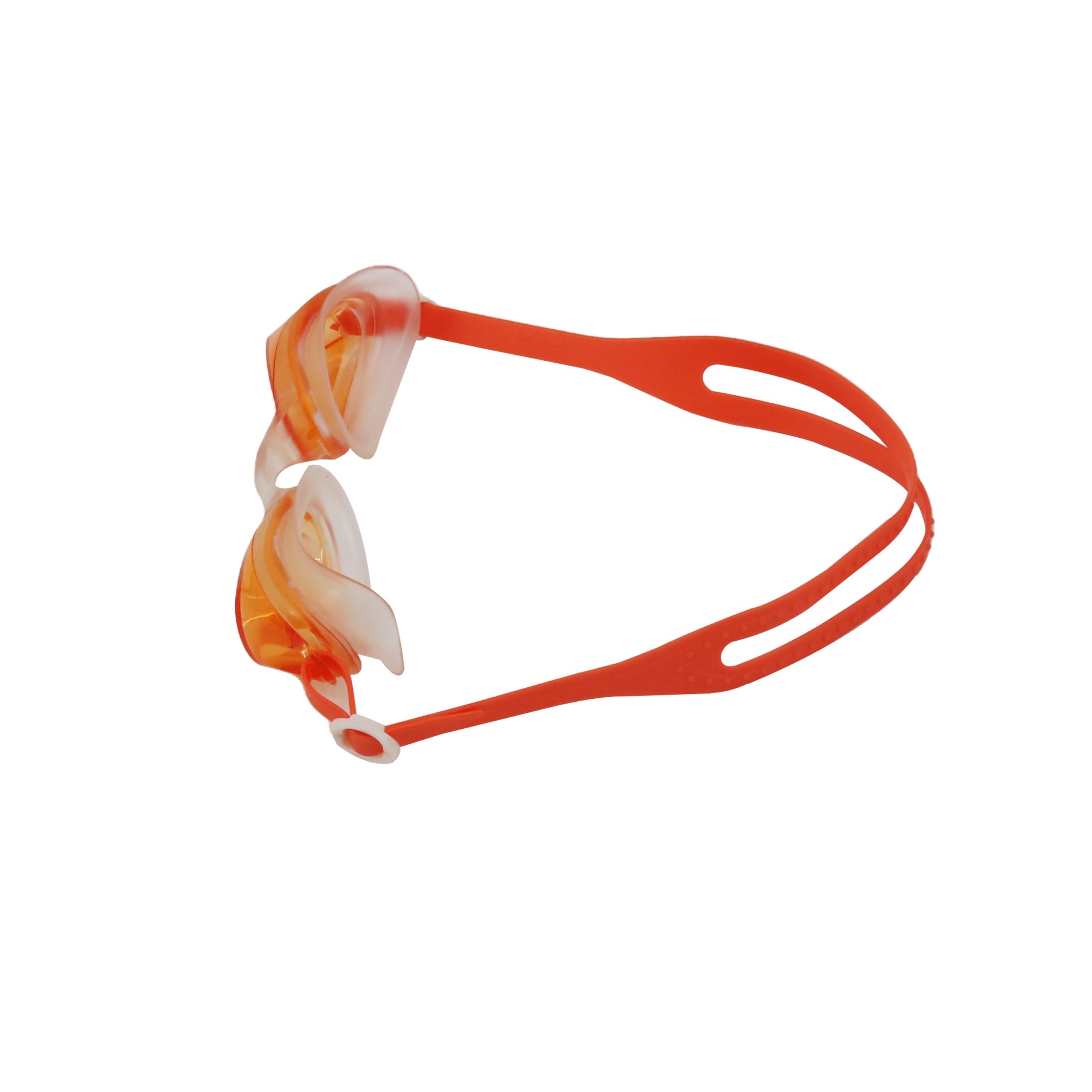 I-Swim Swimming Goggles | For Men & Women's | Material: Silicon | UV and Anti Fog Protection | Leak-Proof | Comfortable Fit & Adjustable Strap | Color: Orange 3