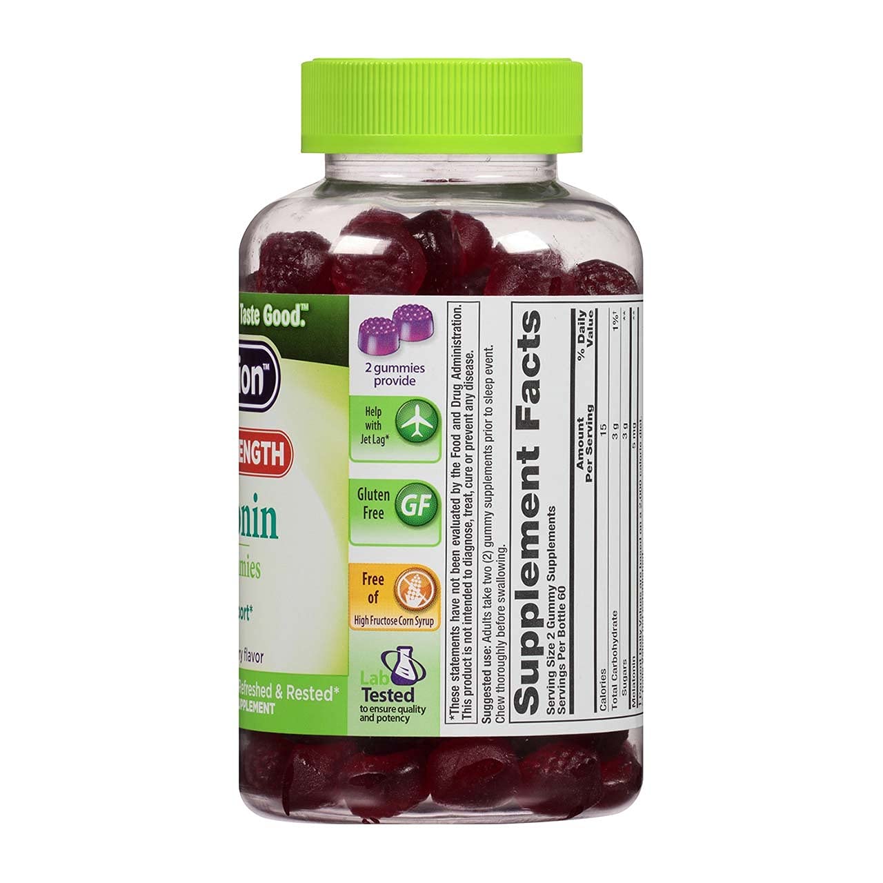 Amazon.com: Extra Strength Melatonin BlackBerry, 5mg, 120 Count (2 Bottles)  : Health & Household