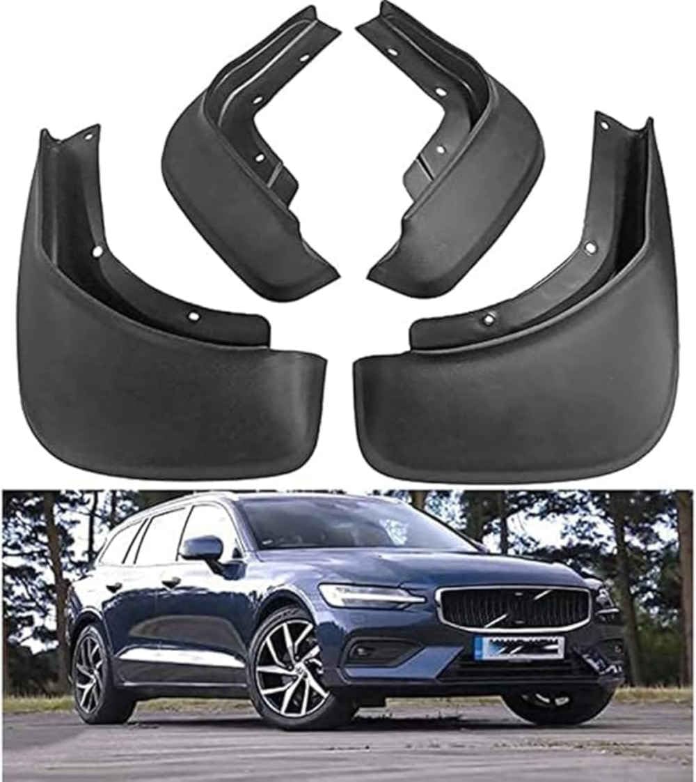 Guardabarros coche para V60 2013-2018 para proteger el vehículo de la suciedad de la ruta