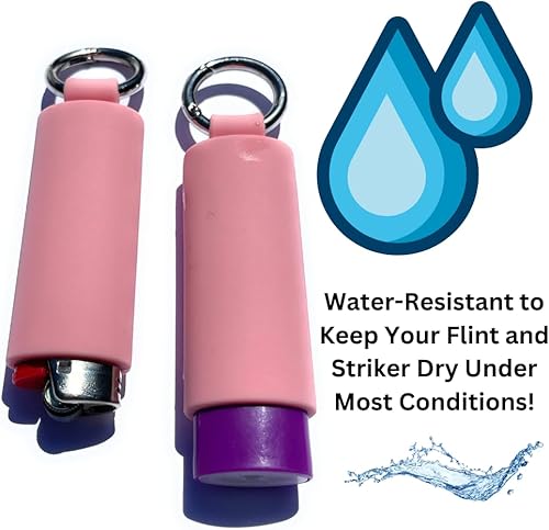 Miniatura 41 de Lighter Holder for J6 BIC Lighters. Keychain Lighter Case. Silicone Keychain case has a Spring Clip Attached to Easily Secure to Any Bag, Key Ring