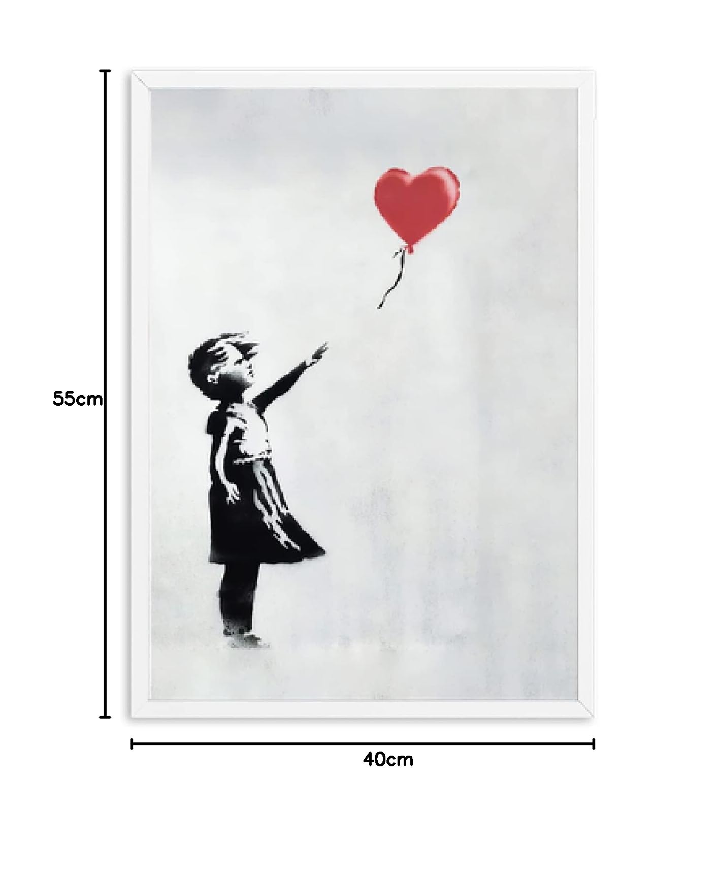 Banksy Poster Banksy Girl With Balloon Wall Art Love Balloon