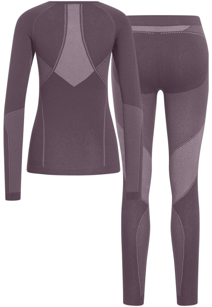 Odlo Set Performance Evolution Warm Women Longsleeve & Hose 2025 Gray Ridge