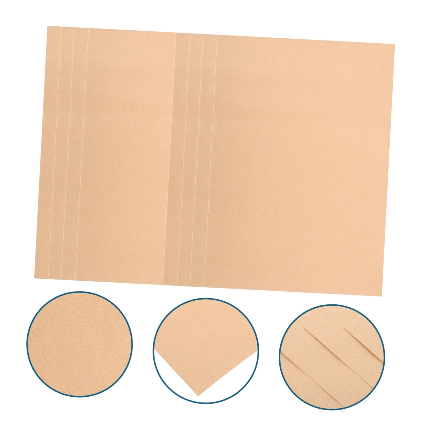 NUOBESTY 15 Tarjetas De Aprendizaje En Braille - Papel Cartulina Para Escritura, Compatible Con Pizarras De 4 Y 9 Líneas
