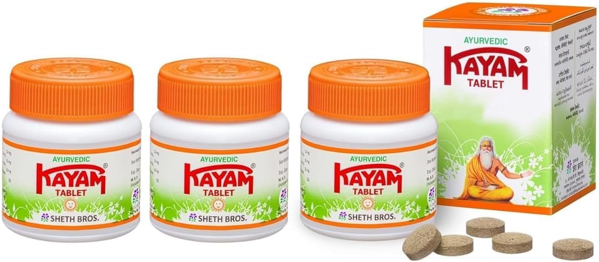 Sheth Brothers Kayam Tablets Pack of 3