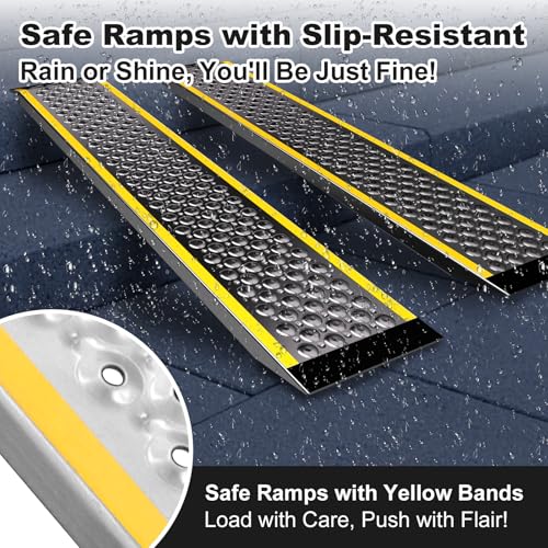 Rampa de Aluminio 2 Unidades, 47 in para Motos y Cuatrimotos miniatura 6