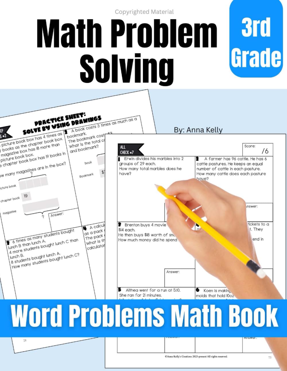 3rd Grade Math Problem Solving: Word Problems Math Book (Math Word Problems)