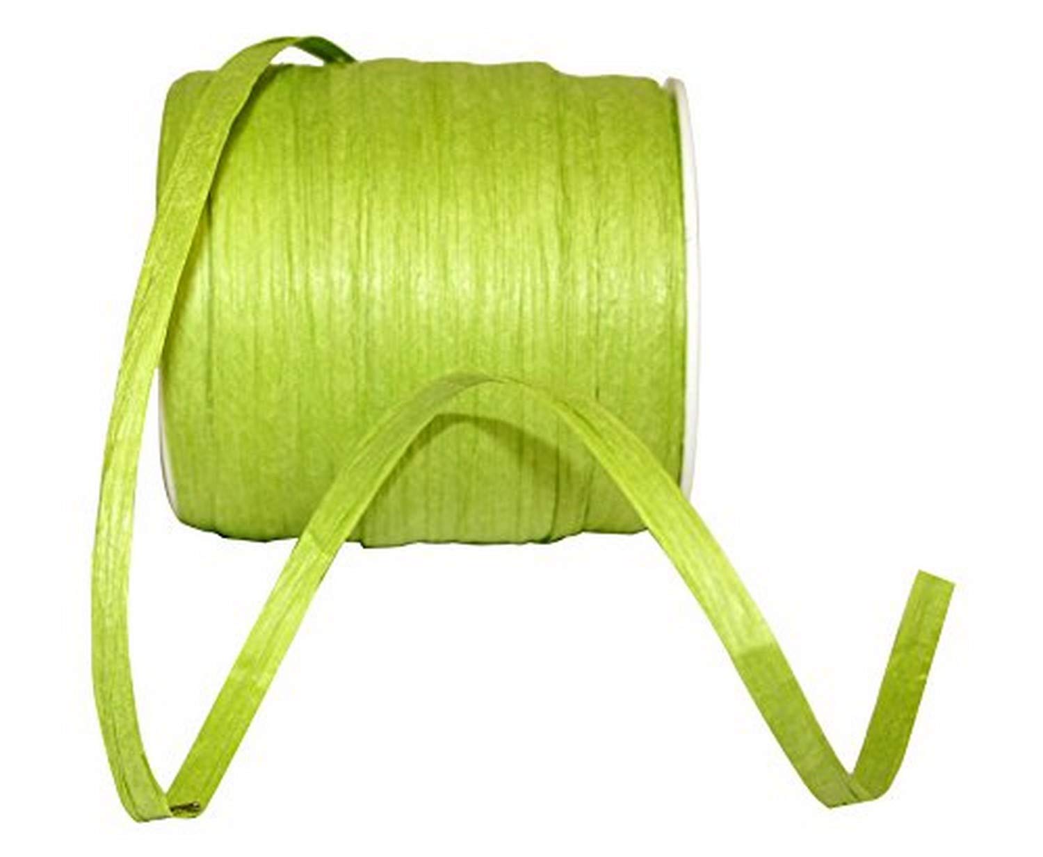 Reliant Ribbon 25124-185-01C Paper Raffia Ribbon, 1/4 Inch X 100 Yards, Citrus