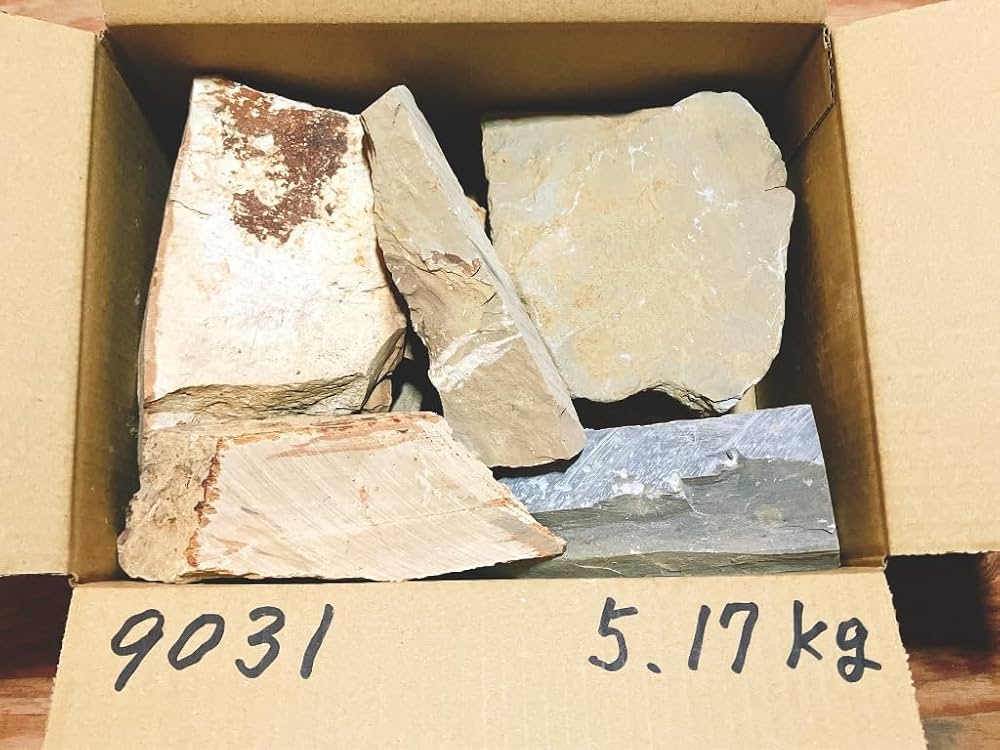 Amazon | 天然砥石 山城銘砥 原石 奥殿 中山 大突 菖蒲谷 等