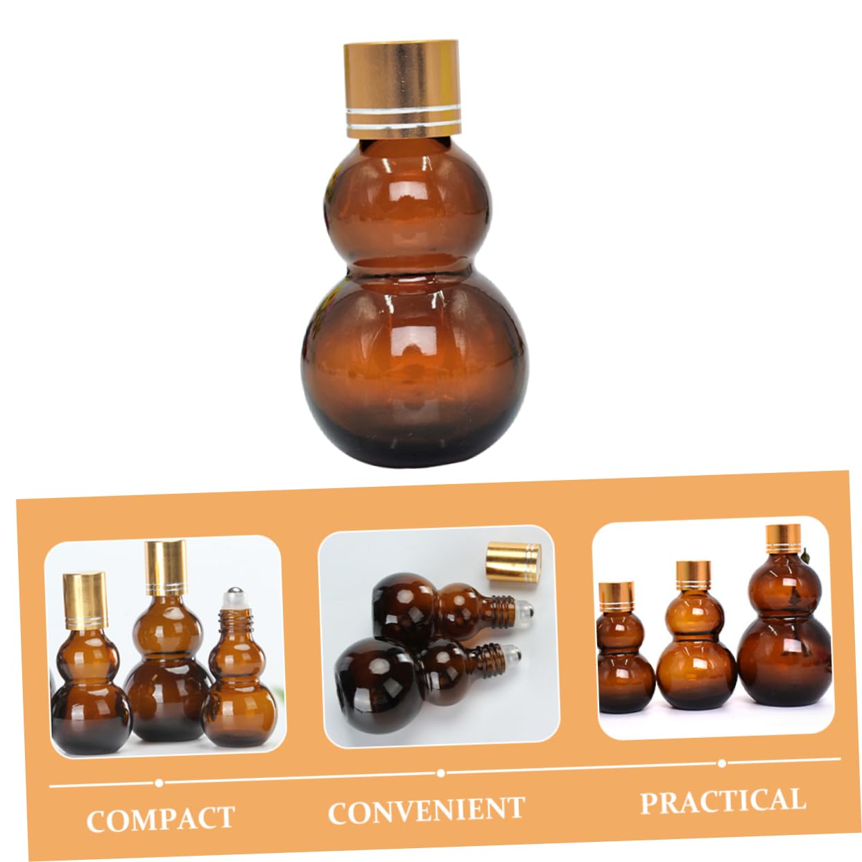 Didiseaon Lot De 3 Petites Bouteilles En Verre Rechargeables De 30 Ml Pour Cosmétiques 5 Pièces X 3