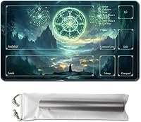 Vista 28 de MTG - Tapete de juego de 24 x 14 pulgadas, bolsas de almacenamiento con parte trasera antideslizante, ideal para entusiastas