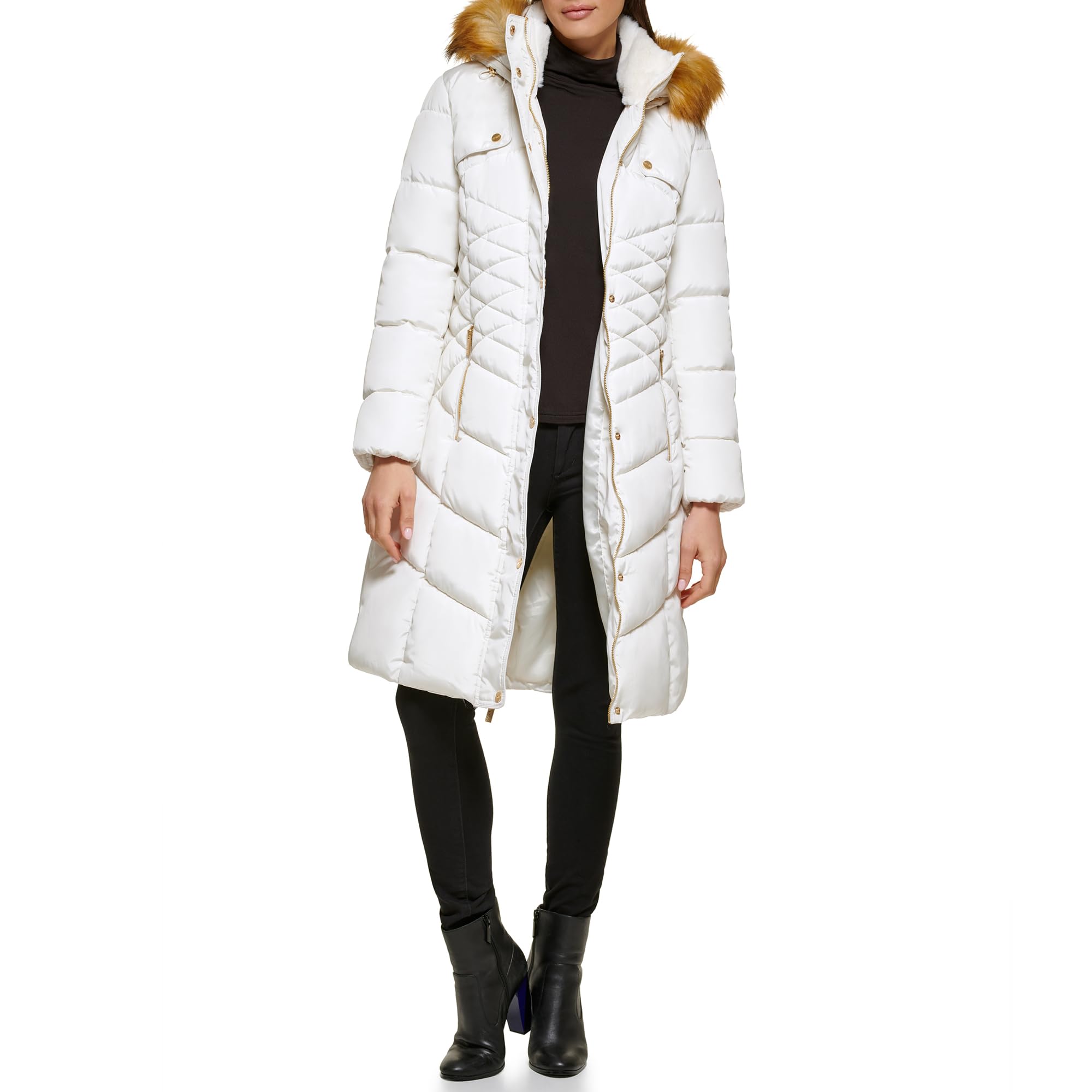 GUESS Women's Midweight Puffer Jacket
