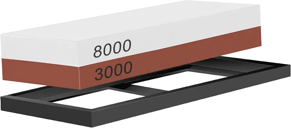 Conjunto De Pedras De Afiar, 3000/8000 Grit Pedras De Afiar De Dupla Face Com Base Antiderrapante