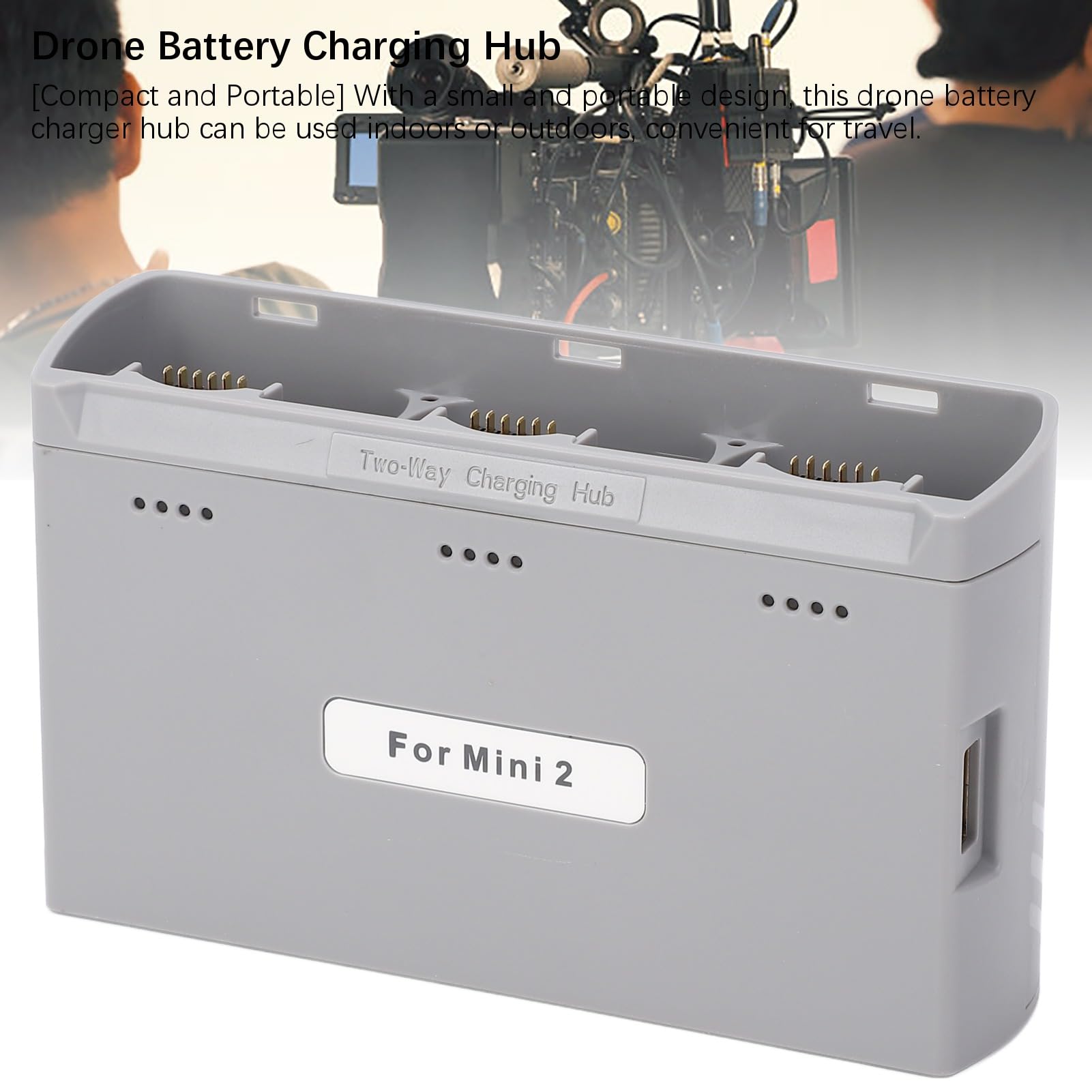 Generic Hub Caricabatteria per Drone Ricarica Prioritaria Ingresso a 2 Vie per Batterie Drone Mini4K 2 SE