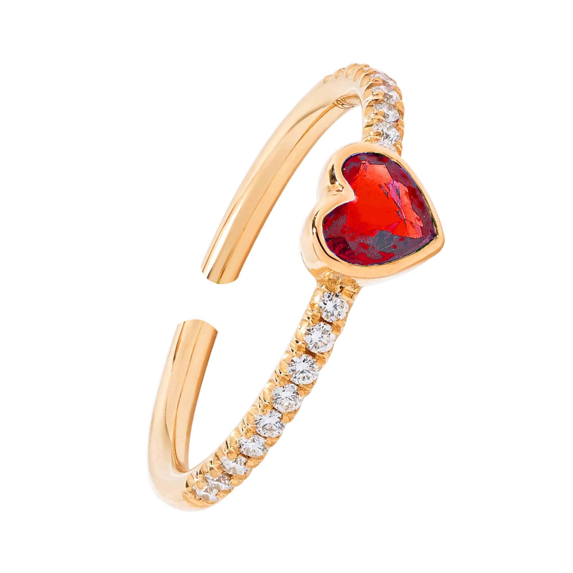 MINUTIAE Stylish Red Heart Shape Solitaire With Diamond Adjustable Fingure-Ring for Women and Girls (B0BV9SQ1HS) Amazon Price History, Amazon Price Tracker