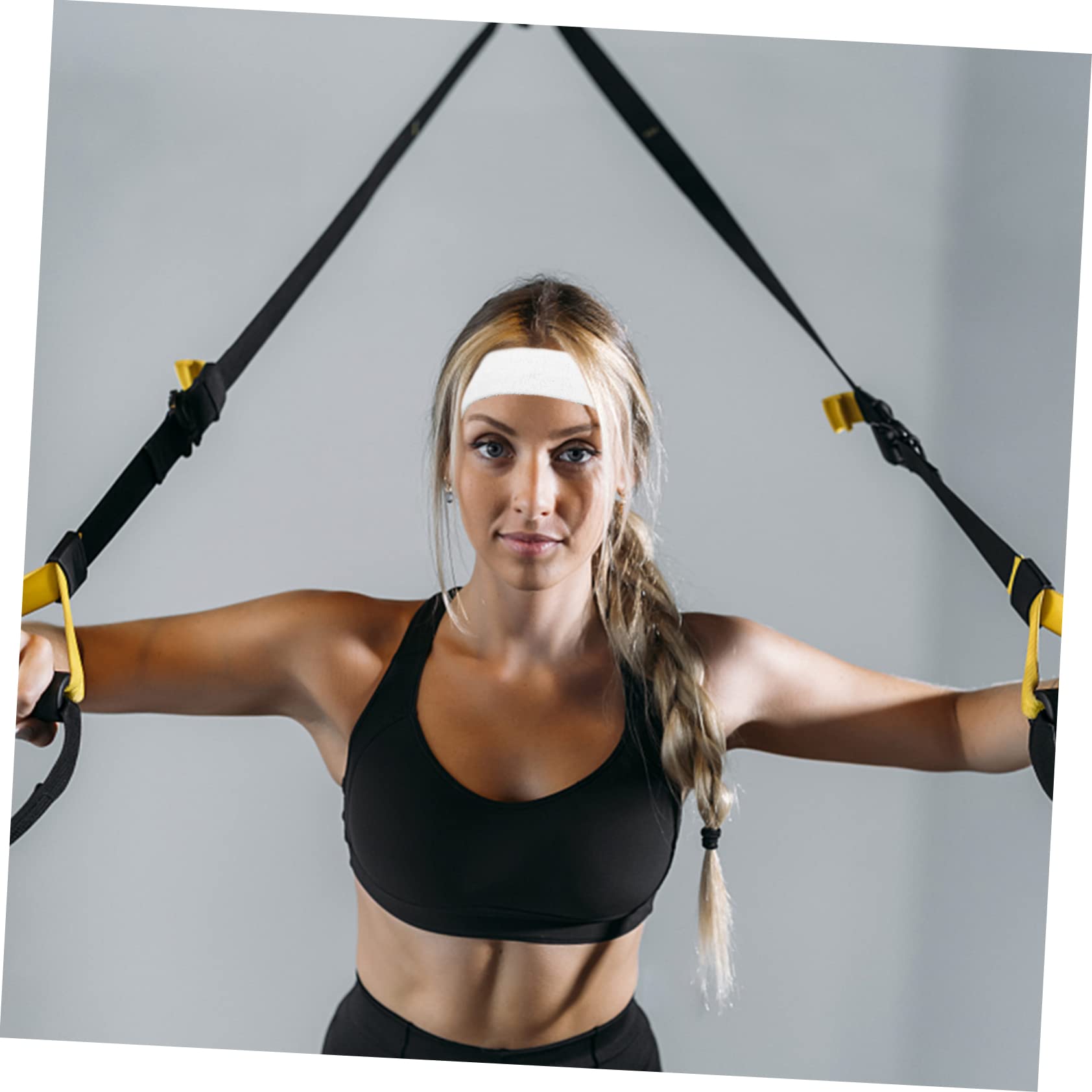 15 Piezas Diadema Deportiva Cintas para la Cabeza Que absorben el Sudor Diadema Facial Hair Band Bandas elasticas Diademas de Yoga portátiles Diademas elásticas Spandex Gogogmee