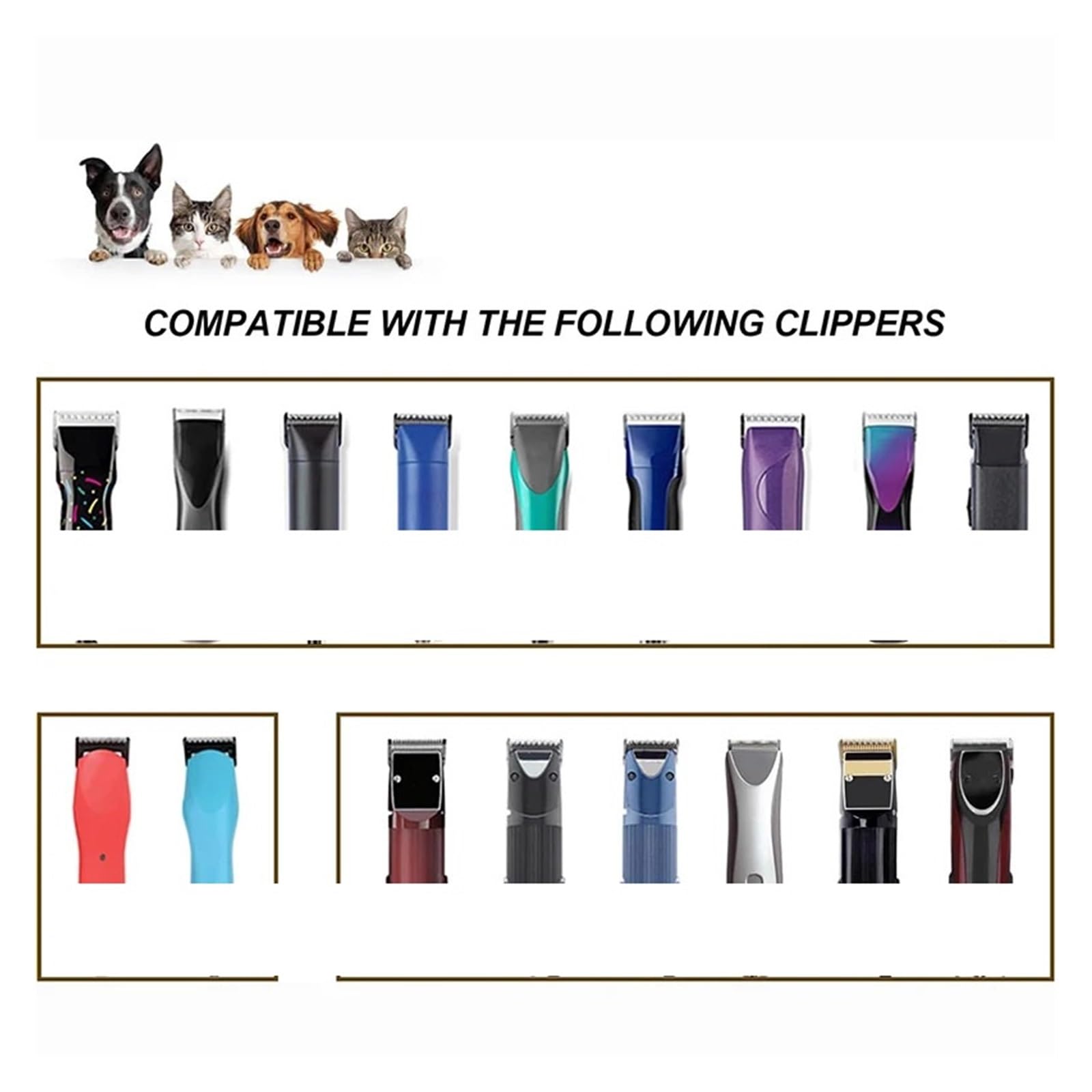 Lame Per La Cura Del Cane,Compatibile Con Andis,Compatibile Con Oster A5