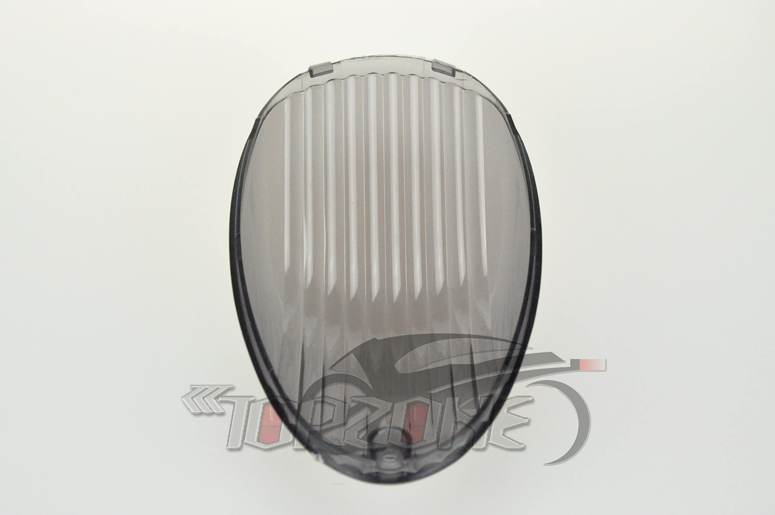 Fit Kawasaki 2004-2008 Vulcan 1600 Mean Streak/ VN1600 Mean Streak; Rear Lamp Brake Tail Light Lens (Smoke)