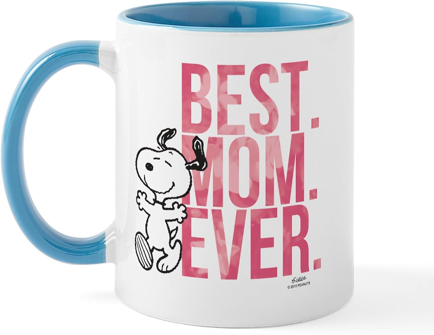 CafePress Snoopy Best Mom Ever Mug 11 oz (325 ml) Ceramic Coffee Mug