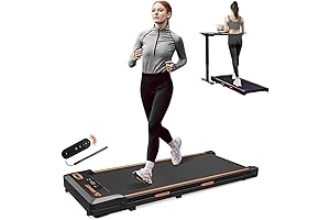 2-in-1 Under Desk Walker Treadmill, Jogging and Walking Portable Fitness Equipment for Home/Office