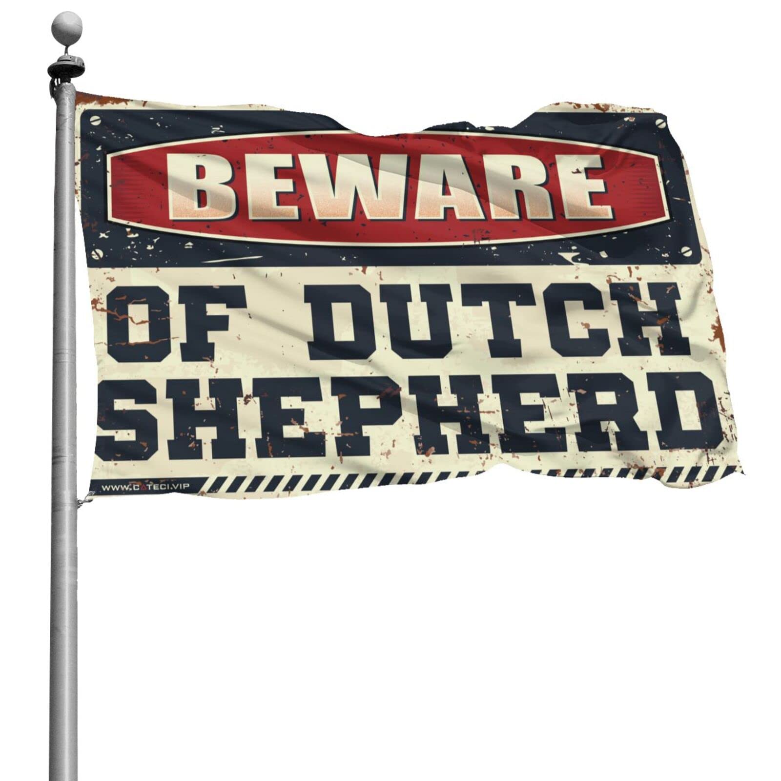 Drapeau Dutch Shepherd pour déco de Man Cave extérieure 152x244 cm