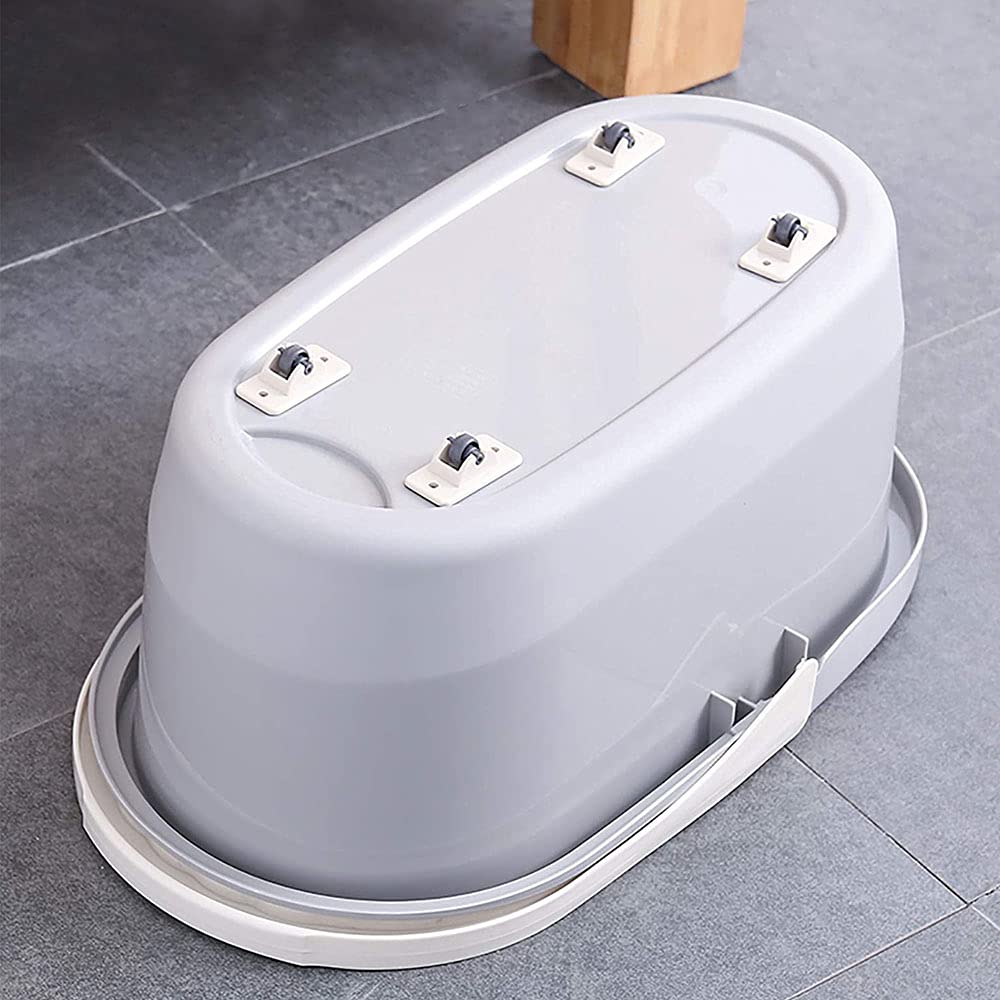 Plastica Ruote, 8 Pezzi Ruote Piroettanti, Portaoggetti Rotelle, Beige, per Contenitore Fai Da Te Scatola Di Stoffa Per Auto Giocattolo(1.9 * 0.9 * 0.7inch)