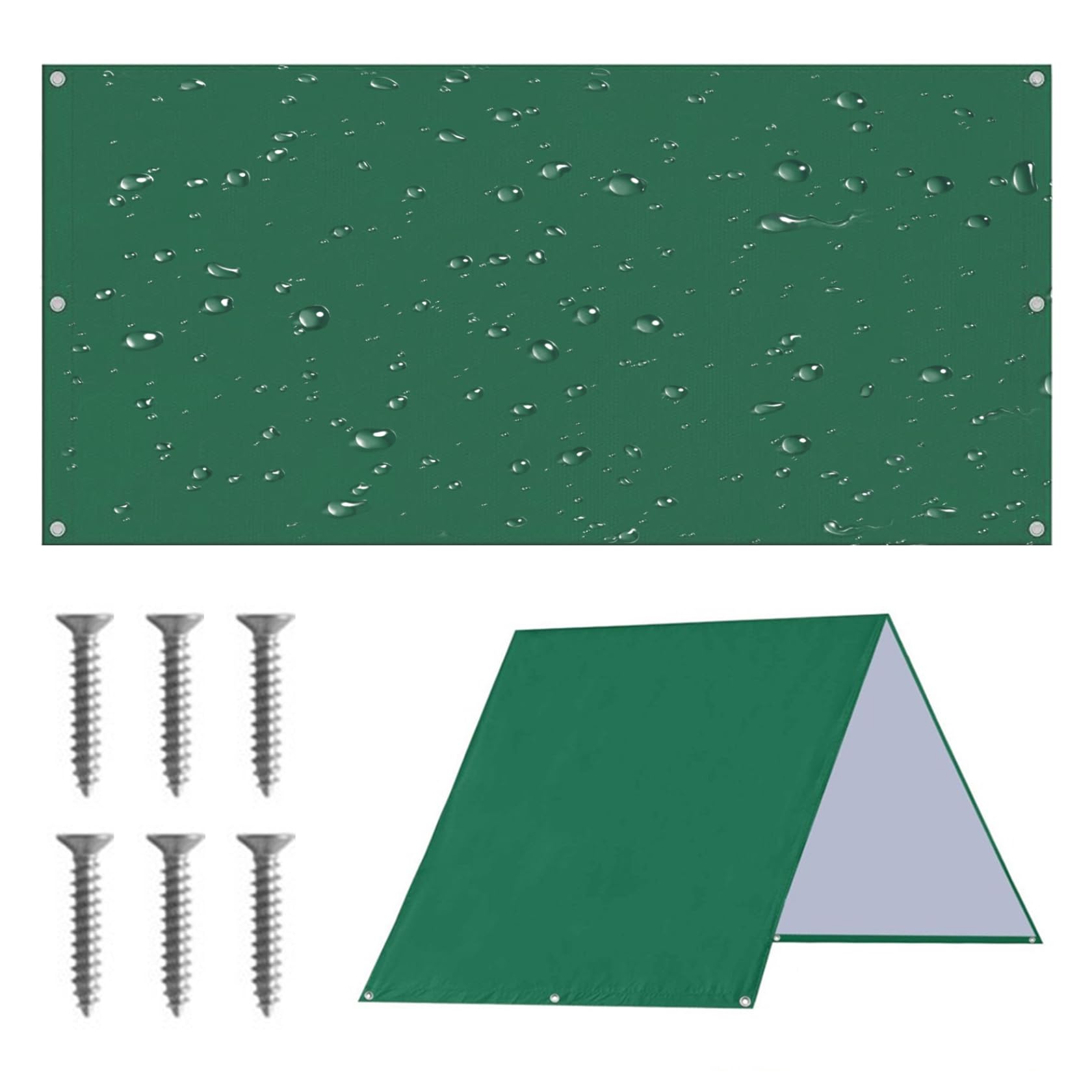 Toldo de repuesto 132x228 cm para parque infantil exterior con lona impermeable