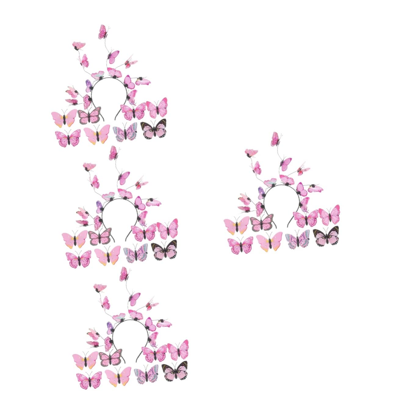 minkissy 4sets Cerchietto Decorativo Mollette Per Per Matrimonio e Cosplay Indossare