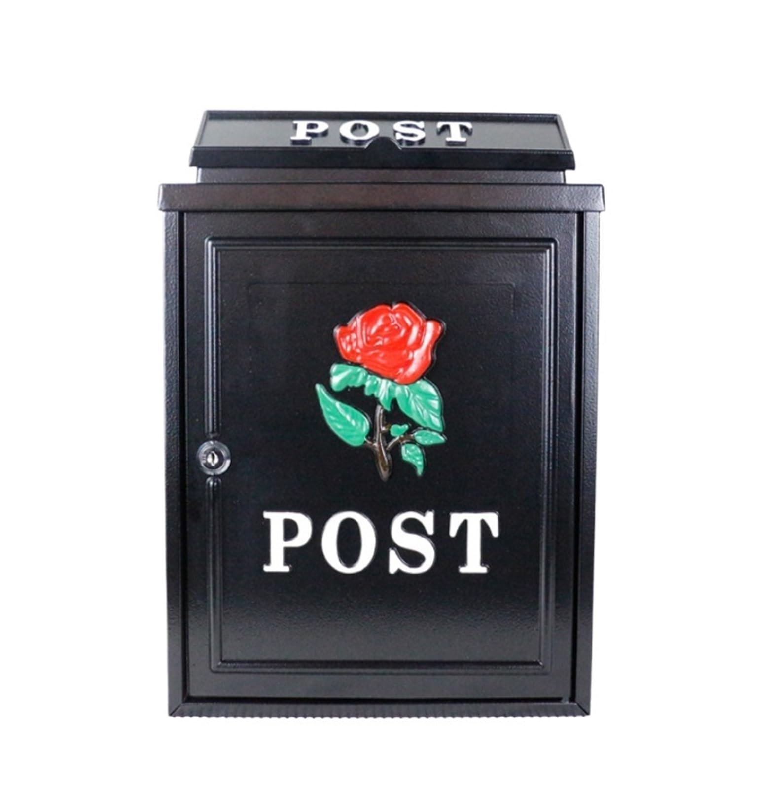 Vintage Letter Box Mailbox Mailbox Wall Mount Letterboxes Post Box Outdoor Black Mounted Mail Outdoor Lockable