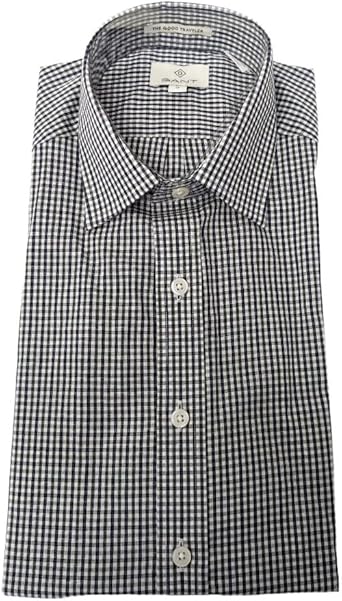 GANT Mens Marine Bold Guard Check Traveler Spread Shirt