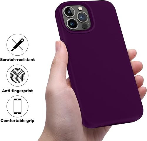 Miniatura 3 de OTOFLY - Funda para iPhone 13 Pro Max, (con protección contra caídas de grado militar y forro de microfibra antiarañazos), de silicona a prueba de