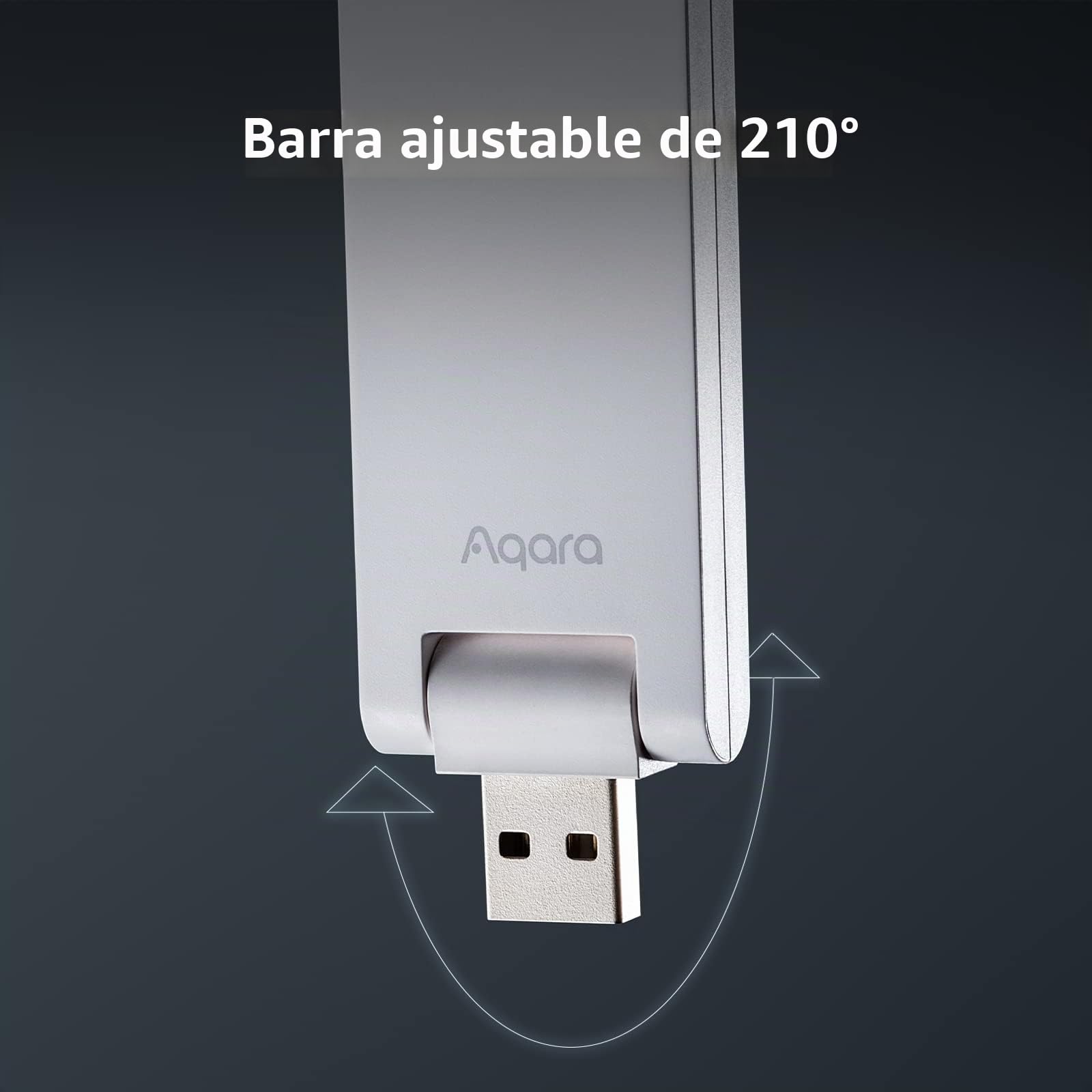 Aqara Hub de Domótica E1(Requiere Wi-Fi de 2,4 GHz), Interfaz USB-A de Alimentación, Zigbee 3.0, Repetidor WiFi(Hot Spot), Compatible con HomeKit, Alexa, Google Assistant e IFTTT