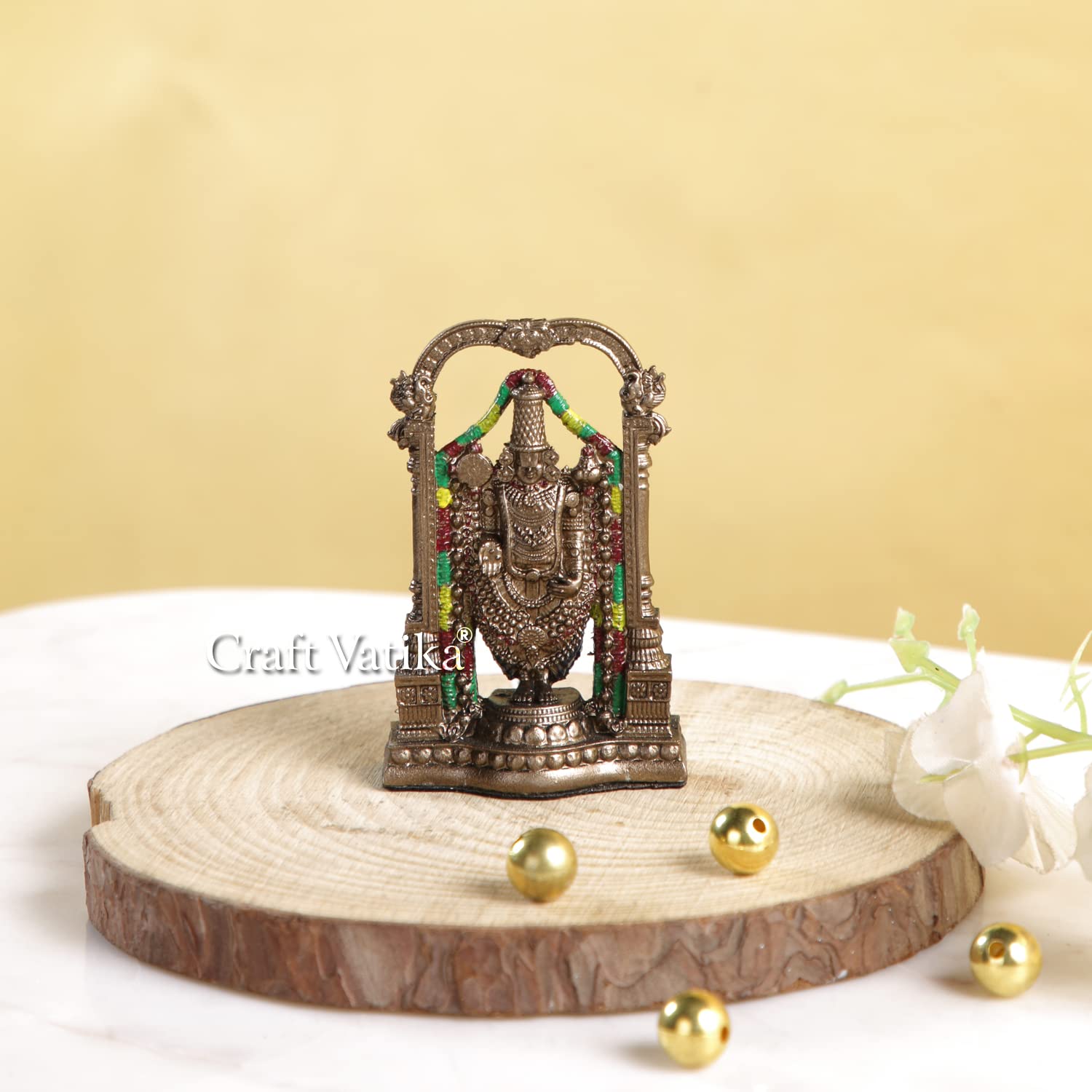 Buy CraftVatika Tirupati Balaji Statue for Car Dashboard, Sri