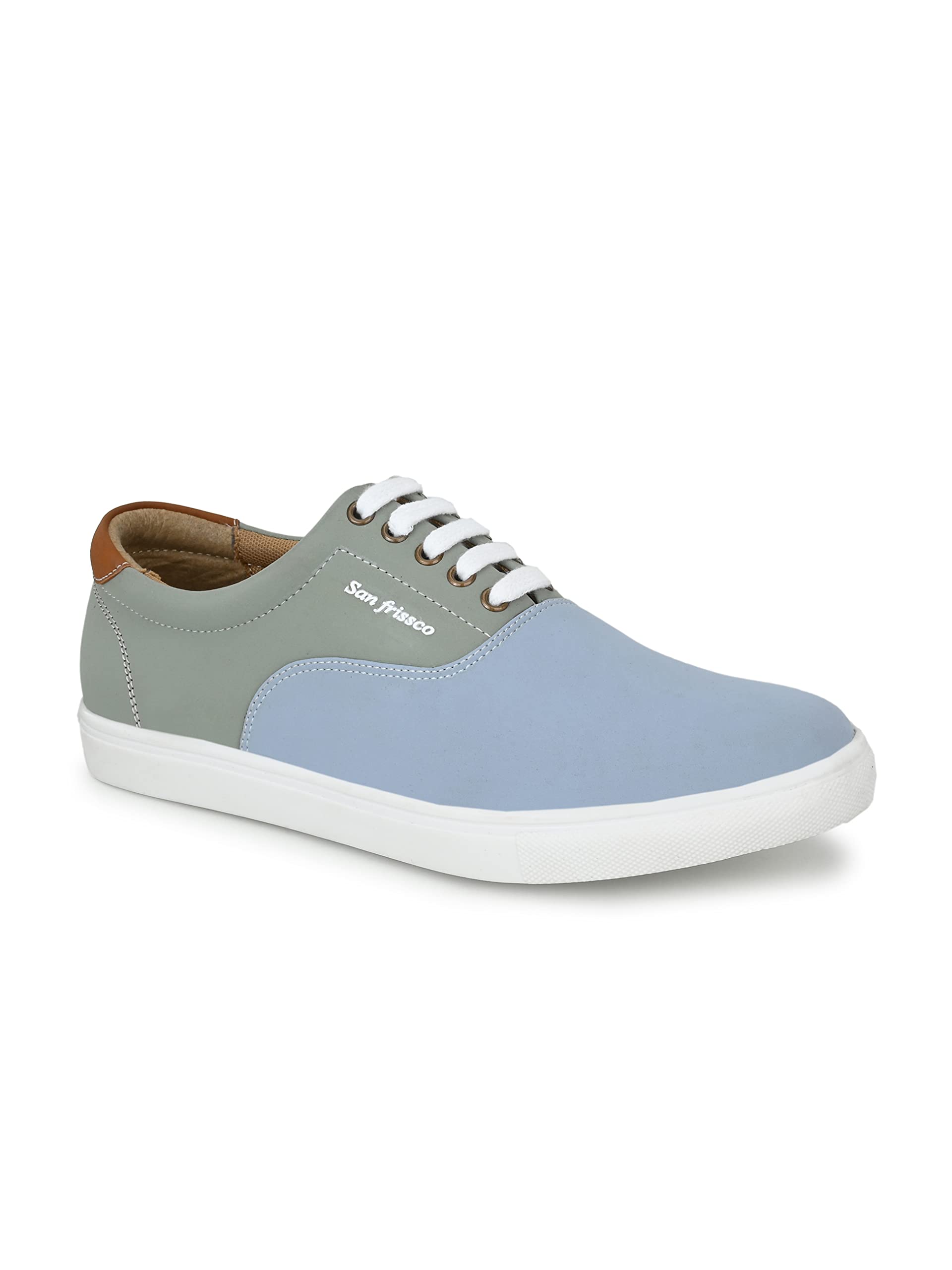 See full amazon price history chart for San Frissco Mens Sneakers Casual Lace Up Shoes Textured Upper Cushioned Footbed with TPR Sole Colourblocked Lightweight Trendy and Modern Design Perfect for Party, Office and Dailywear - 6 (Sky Blue) San Frissco Mens Sneakers Casual Lace Up Shoes Textured Upper Cushioned Footbed with TPR Sole Colourblocked Lightweight Trendy and Modern Design Perfect for Party, Office and Dailywear - 6 (Sky Blue) (B0D9YT6W46) Amazon Price History, Amazon Price Tracker