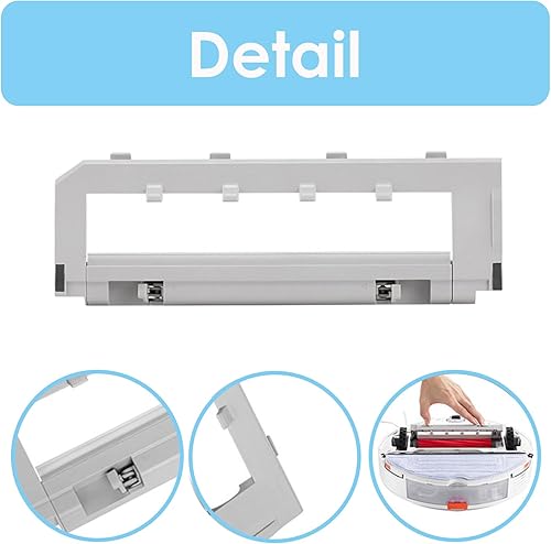 Miniatura 3 de Cubierta de cepillo principal compatible con Roborock S7S7+ S7 MaxV  S7 MaxV Plus S7 MaxV Ultra Q5 Q5+ Q7 Q7+ Q7 Max Q7 Max+ Robot Protector de
