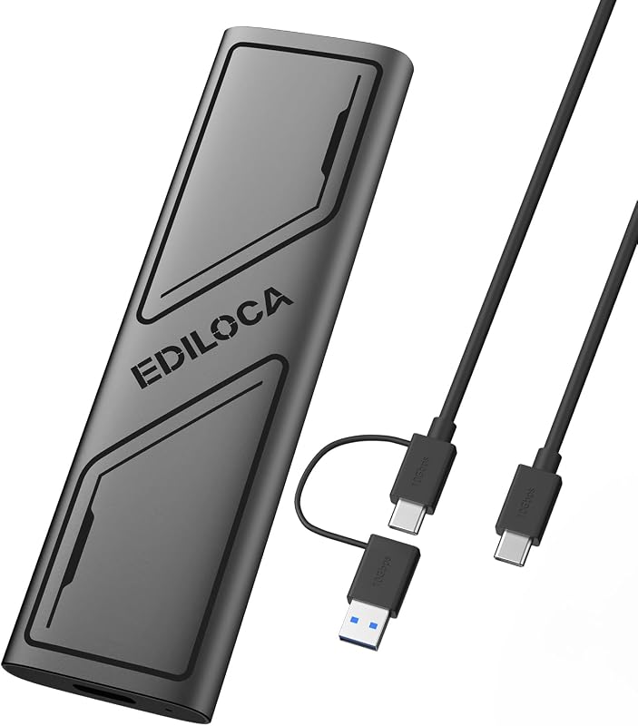 EP1000 External Hard Drive 2TB,Portable Ssd,External Solid State Drives Up to 1000MB/s Read, Storage Expansion, Compatible w/USB-C Smartphones, PC, Mac, Tablets, Sleek & Sturdy Design
