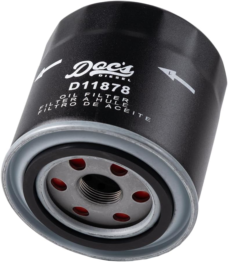 Doc's Diesel Oil Filter 12-Pack D11878-12 | Compatible with Chevrolet/GMC 6.6L Duramax 2500HD, 3500HD 2020+ | Replaces PF26