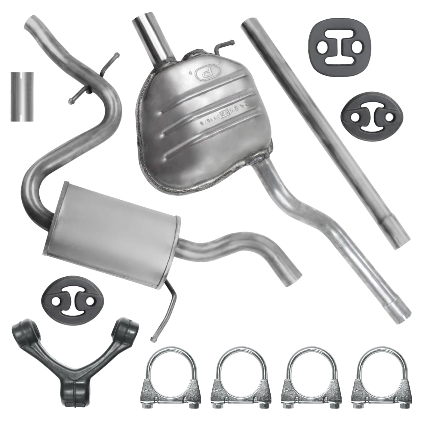 POLMOstrow Auspuff für Skoda Octavia 2 II 2004-2013