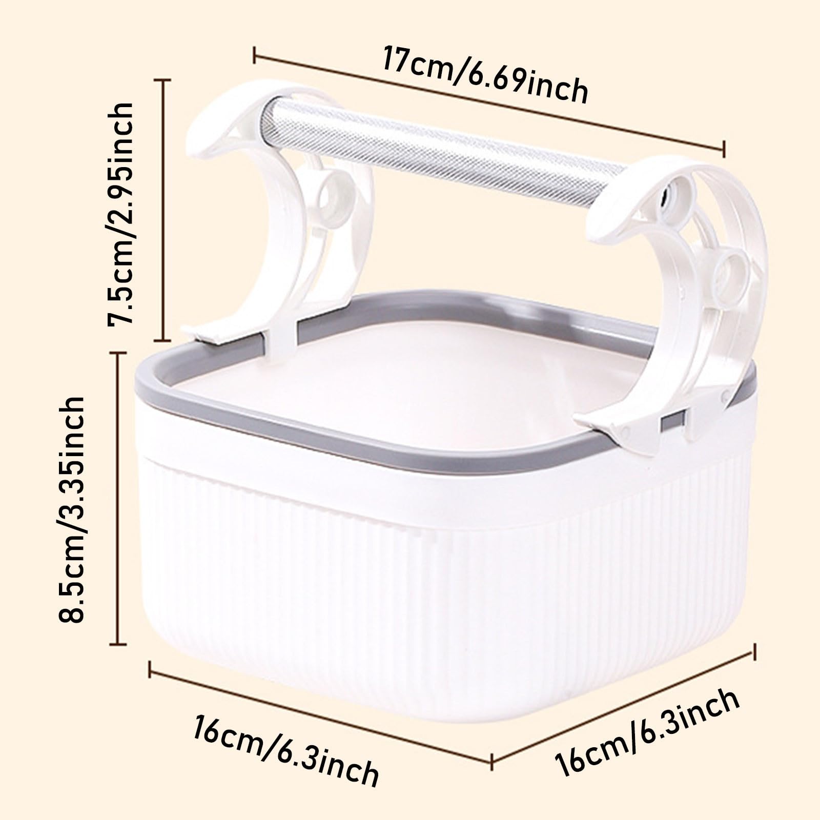 2025 Bird Toilet Stand with Bucket, Portable Tabletop Easy Potty Training Tool, Plastic Structure Sturdy, Climbing Perch for Targeted Defecation (White 3pc, 17x16x16cm)
