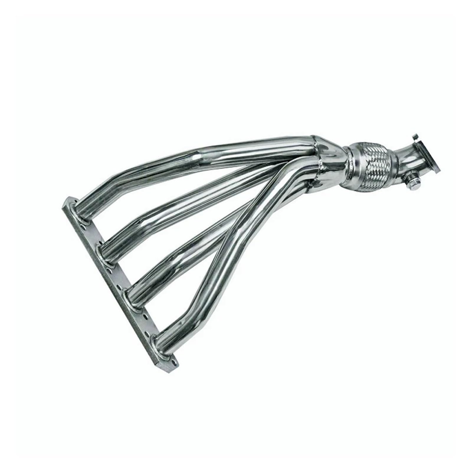 Xuanqingyi Store Kolektor wyścigowy ze stali nierdzewnej i rura testowa kompatybilne z Mini kompatybilne z Cooper 02-06 R50 R52 R53 1.6L podstawa