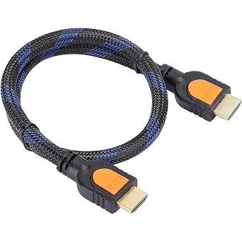 PrimeX Plus PX-05H 0.5 Metre Hdmi to Hdmi v2.0 Kablo, Kısa HDMI Erkek Erkek Görüntü ve Ses Aktarım Kablosu, 4K 2160p Ultra HD 3D Full HD TV Monitör Projeksiyon PC Laptop Oyun Konsolu Bağlantı Kablosu