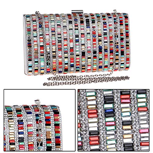 Clutches For Womens Evening Bags Purse Chain Dress Handbags Diamonds Wedding Multi Color #TOP4