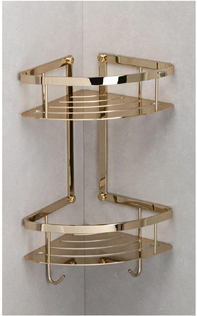 System Banyo Duş Raf Sistemi Gold Renk 427X197X280 Mm