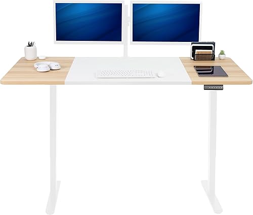 Miniatura 23 de VIVO DESK-KIT-E2B1B - Escritorio eléctrico de pie con motor doble, ajuste de altura de memoria, serie E2B, marco negro superior negro, DESK-KIT-E2B1B