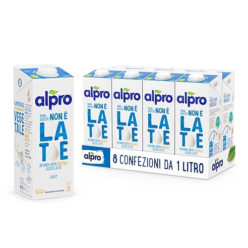 Immagine del prodotto ALPRO, QUESTO NON È LATTE - Bevanda all' AVENA, Light, 100% Vegetale, Gusto Latte (8 confezioni x 1 Litro)