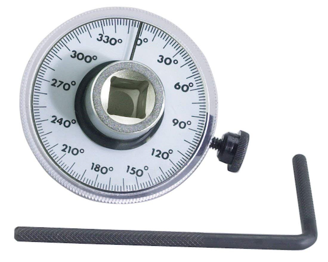 New 1/2 Inch Drive Torque Angle Gauge Meter Angle Rotation Measurer Tool Wrench 1