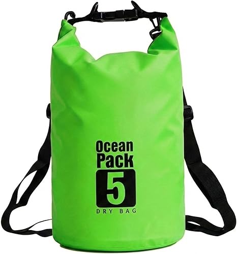 Miniatura 10 de Bolsa seca flotante impermeable de 5L/10L/15L/20L para mujer, mochila seca ligera y duradera para kayak, natación, campamento, senderismo, suave