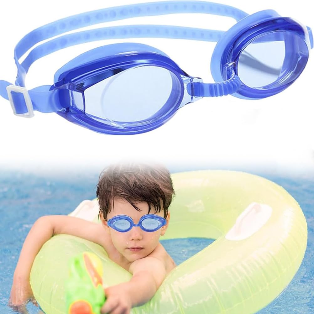 Dziecięce okulary do pływania, soczewki przeciwmgielne, miękkie, silikonowe, unisex, 1 szt