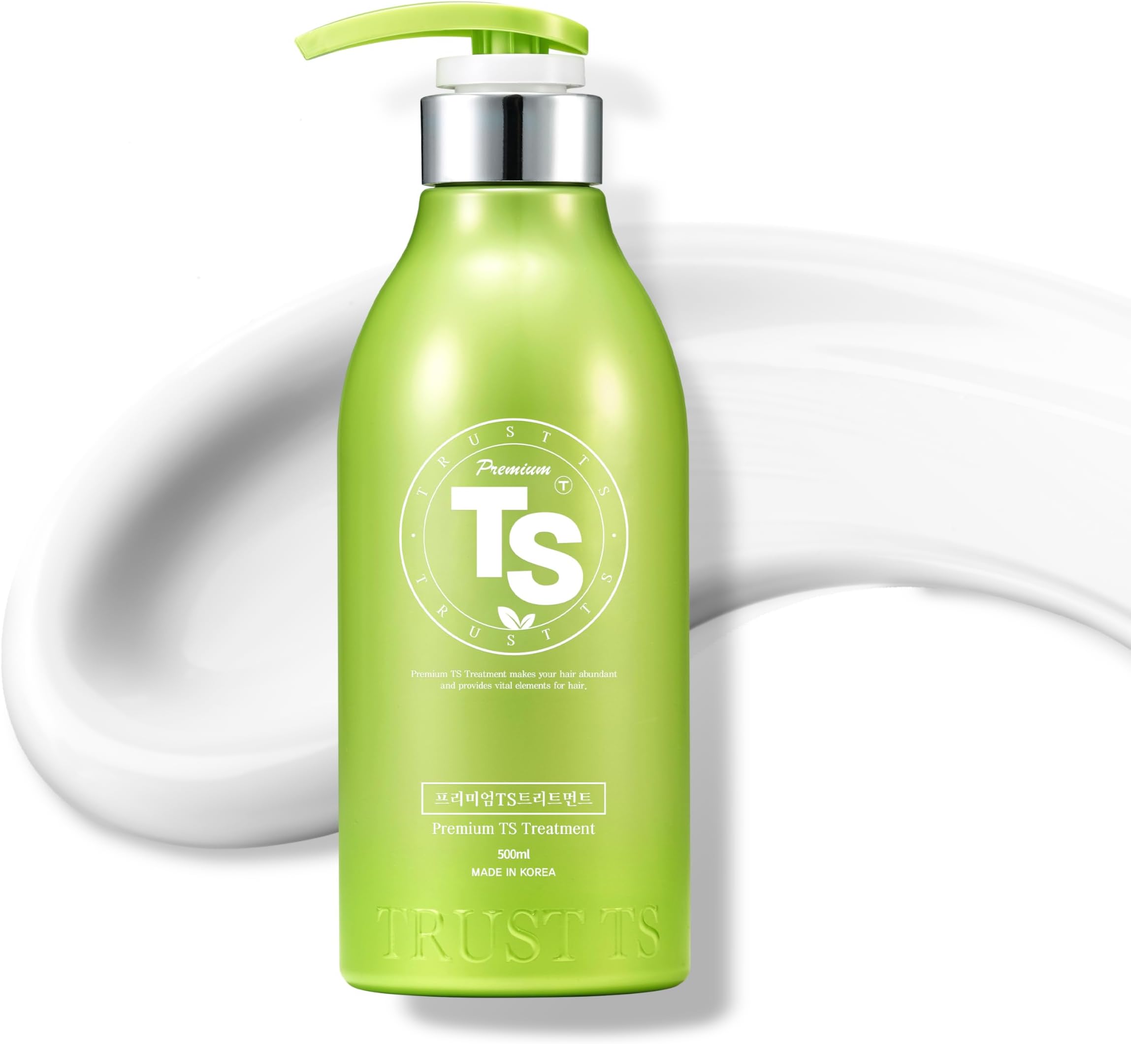 TS Premium TS Treatment | Korean Hair Care with Argan Oil & Shea Butter | Repairs Damaged, Weak Hair | Soothes Scalp Discomfort with Natural Plant Extracts (16.9 Fl Oz)