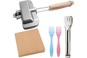 Electric Sandwich Baking Pan with Removable Handle